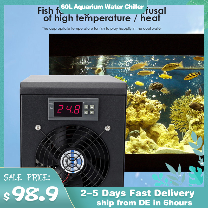 Marine Aquarium Chiller - 180W Aquarium Water Chiller 55L Fish