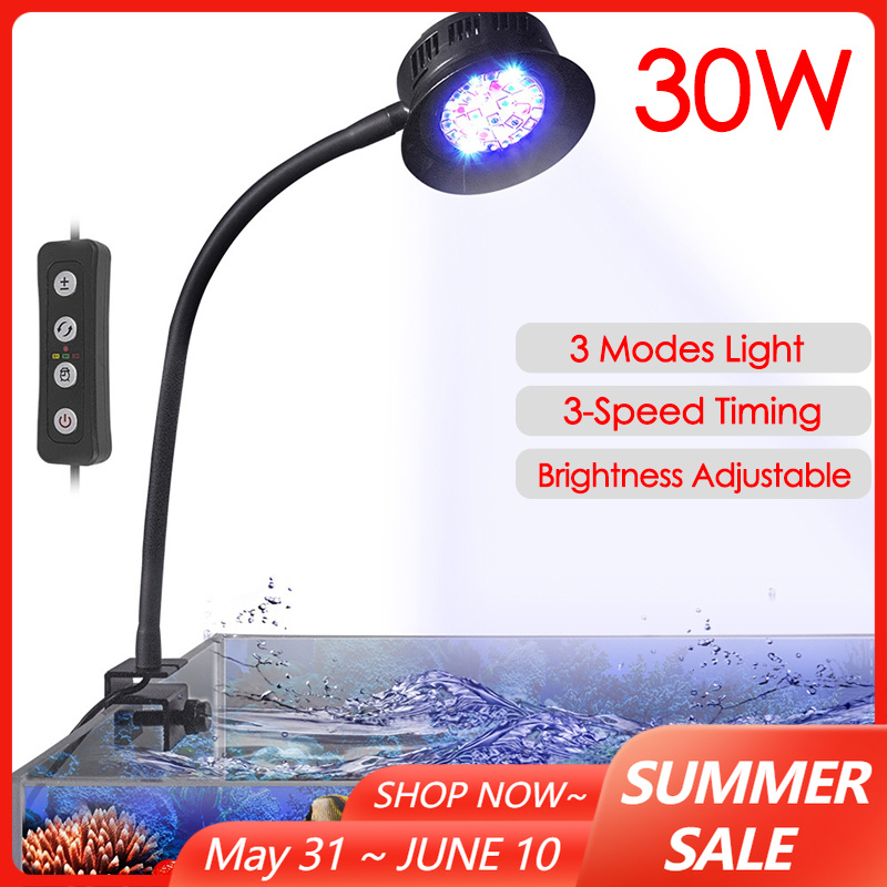 Aquarium Marine Lights - 30W Aquarium Fish Tank Sea Water