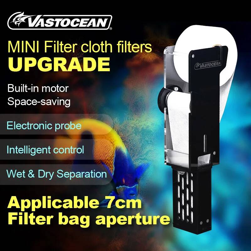Marine Aquarium Protein Skimmer - VASTOCEAN Mini Aquarium Cloth Paper Rollers