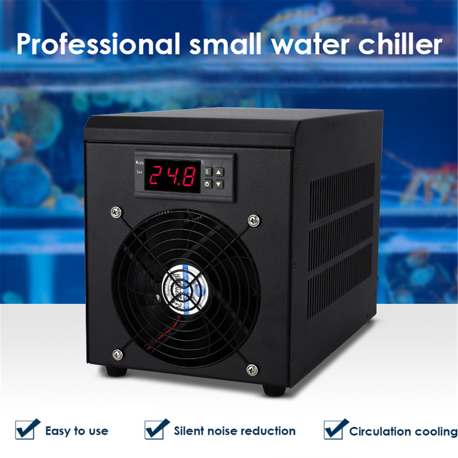 180W Aquarium Water Chiller 55 - مراجعة Marine Aquarium Chiller وسعره