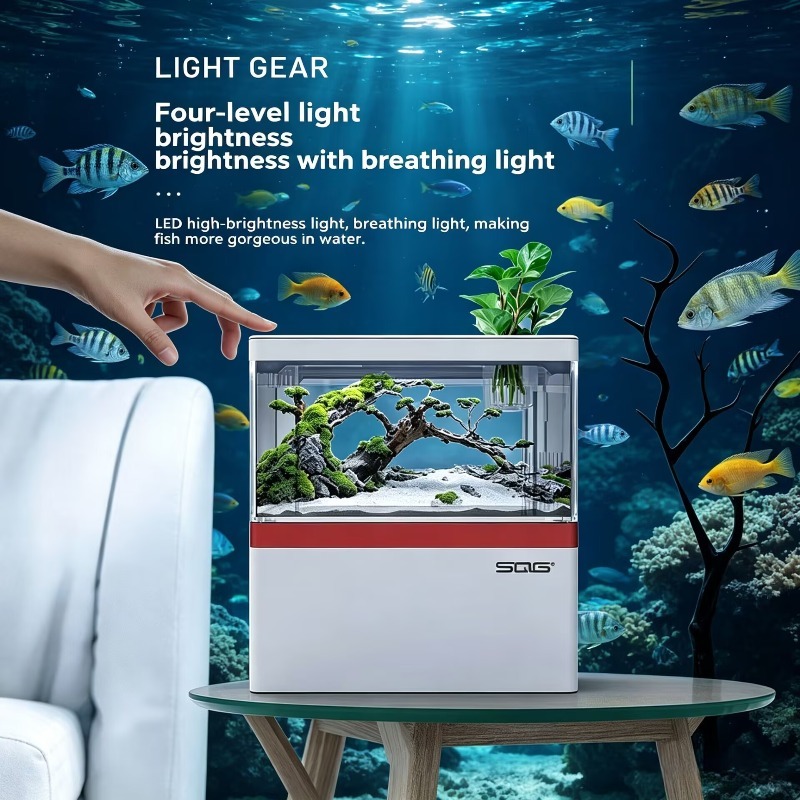 2026 mini fish tank Self circu - مراجعة Marine Aquarium Live وسعره