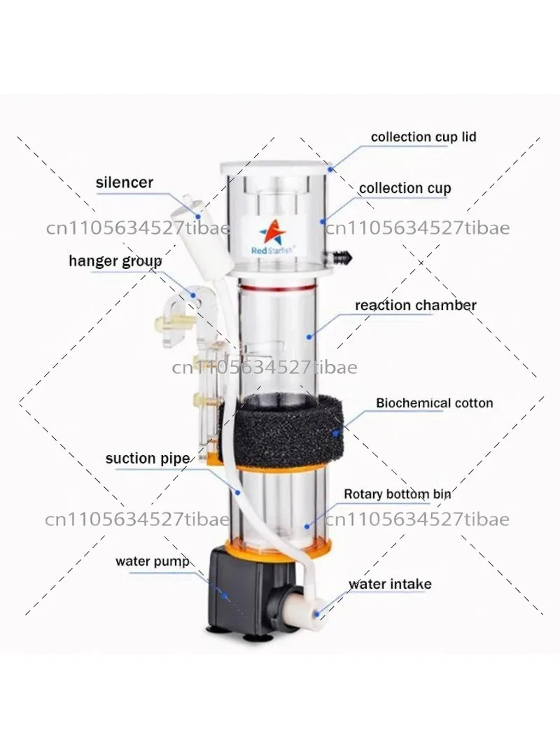 Protein Skimmer for Marine Ree - مراجعة Marine Aquarium Protein Skimmer وسعره