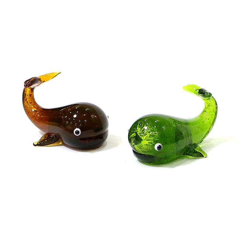 Murano Glass Whale Miniature F - مراجعة Marine Aquarium Live وسعره