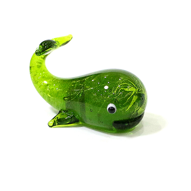 Murano Glass Whale Miniature F - مراجعة Marine Aquarium Live وسعره