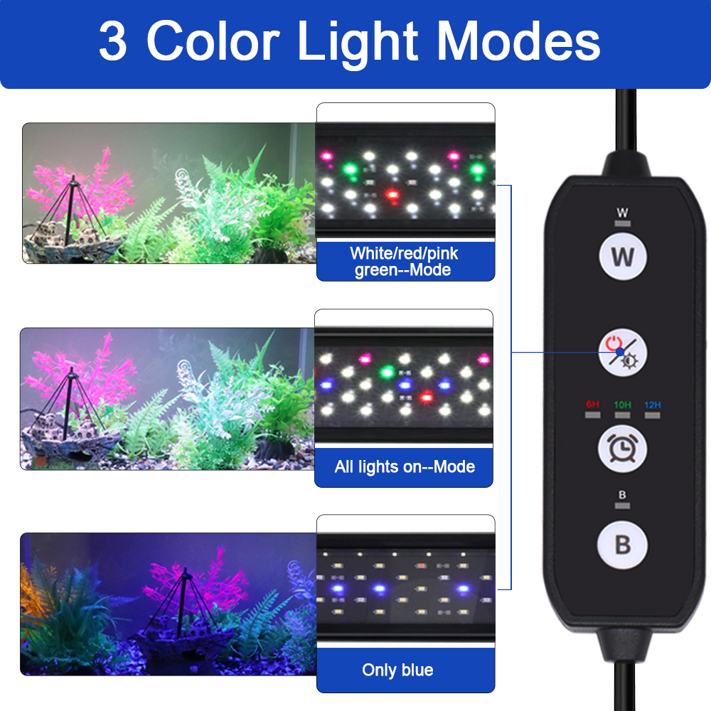 12-30 inch fish tank full spec - مراجعة Aquarium Marine Lights وسعره