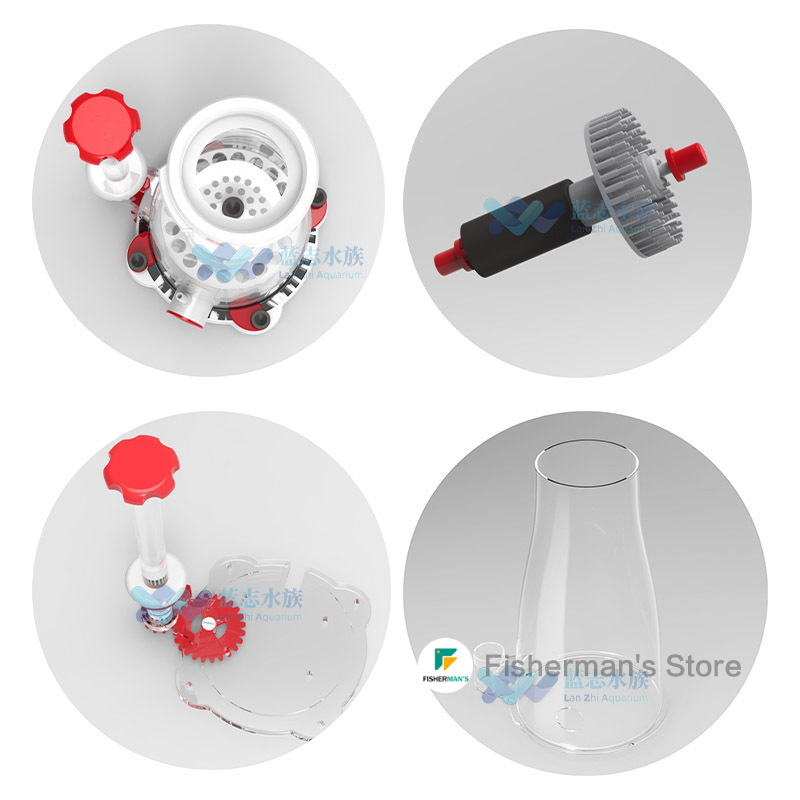Bubble Magus Curve Protein Ski - مراجعة Marine Aquarium Protein Skimmer وسعره