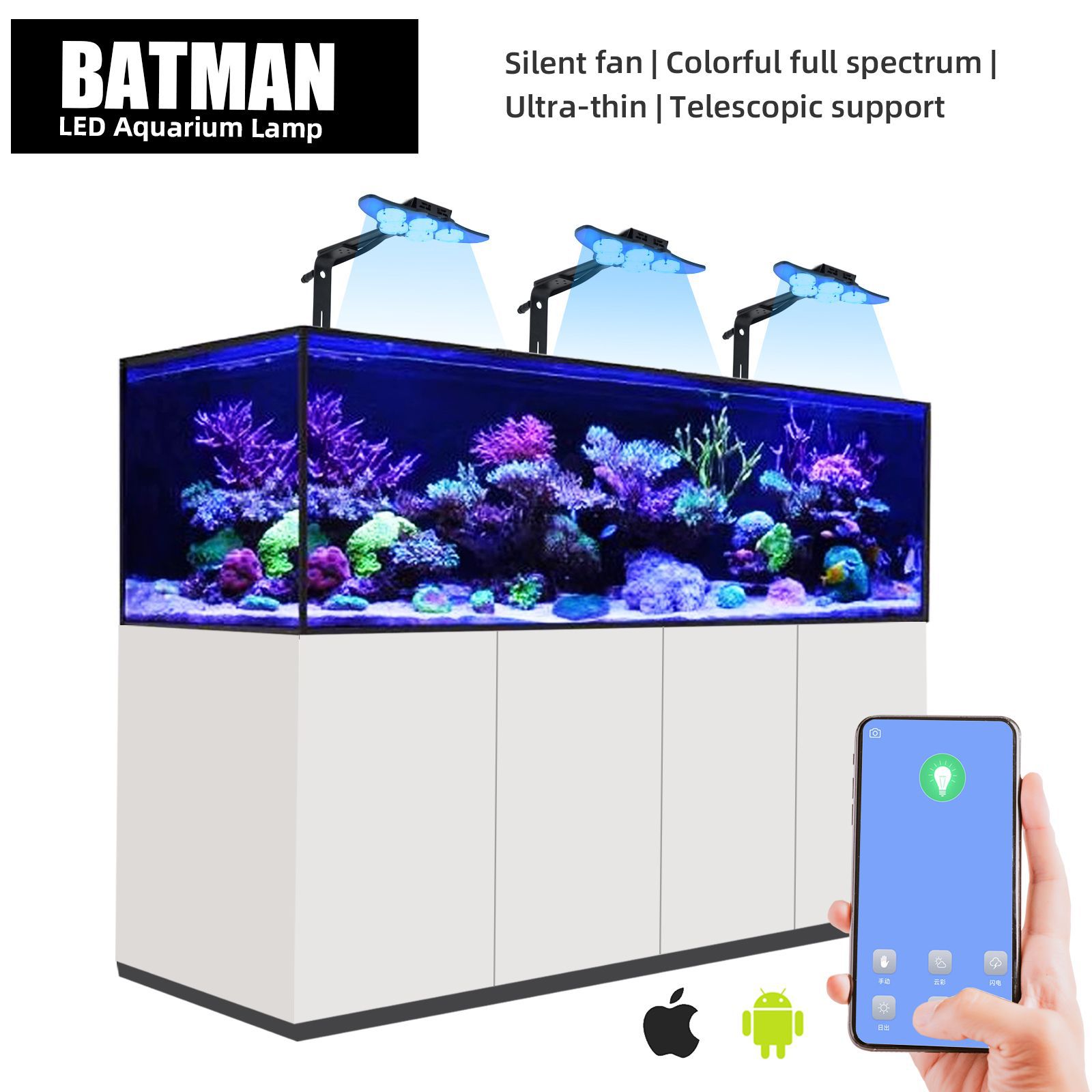 LED Marine Aquarium Coral Aqua - مراجعة Aquarium Marine Lights وسعره