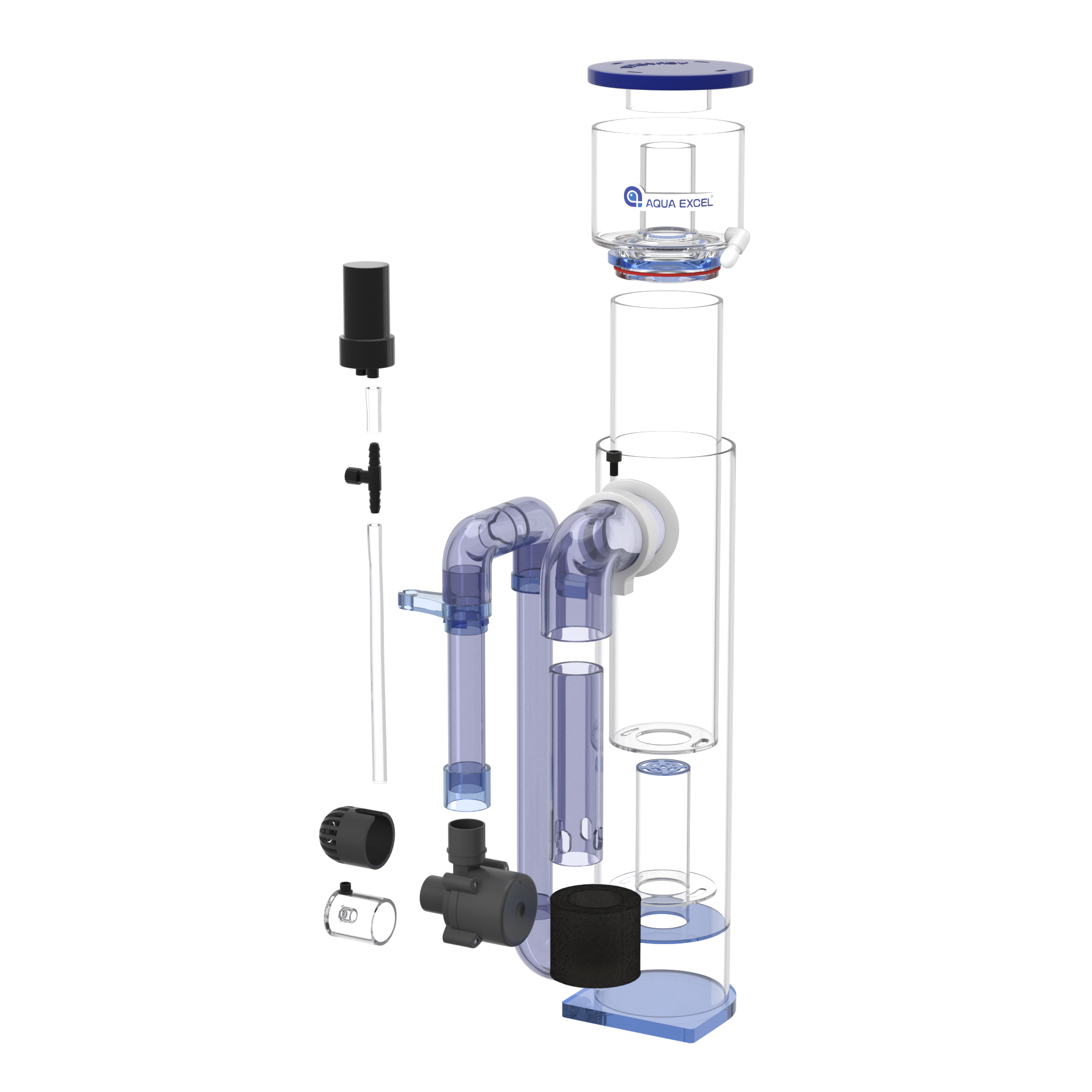 AQUA EXCEL AE-75H/100H Hang-on - مراجعة Marine Aquarium Protein Skimmer وسعره