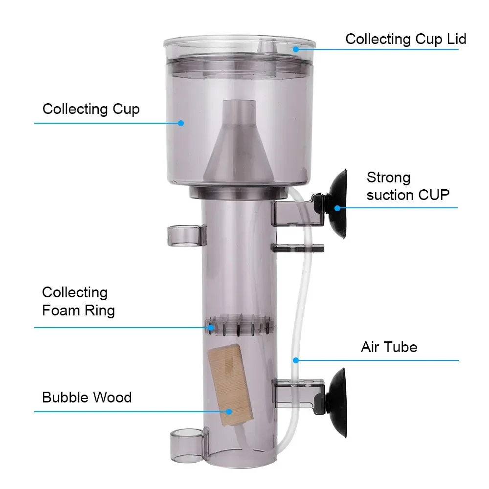 Seawater Fish Tank Protein Sep - مراجعة Marine Aquarium Protein Skimmer وسعره