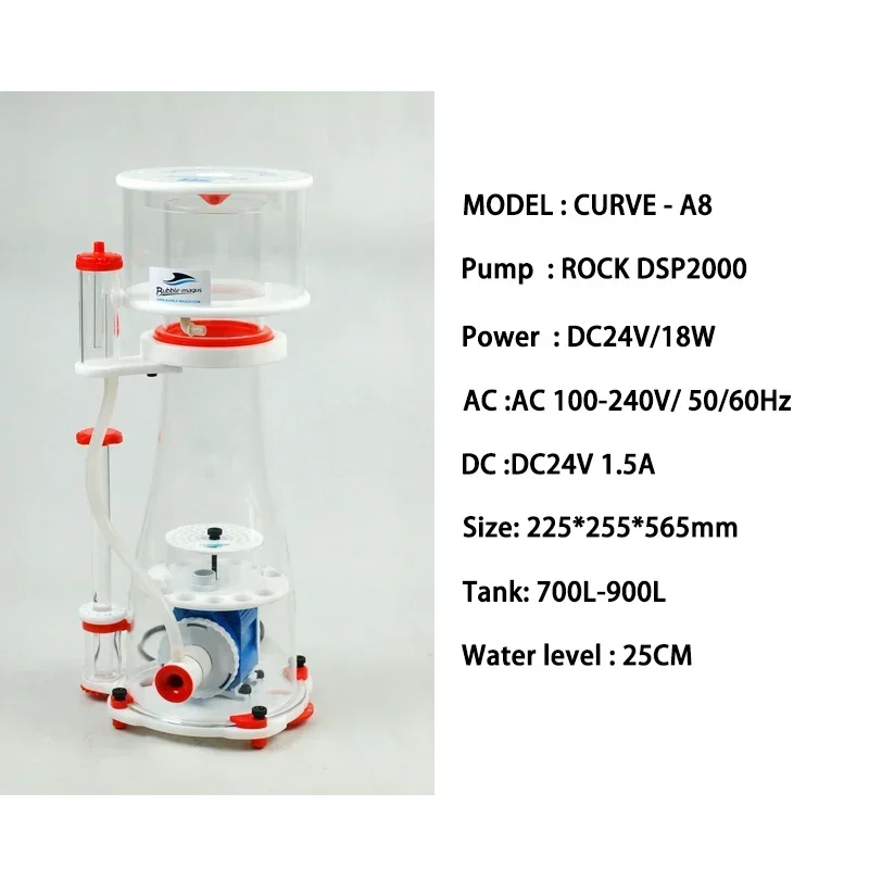 Bubble Magus Curve 5/7/9 A5/A8 - مراجعة Marine Aquarium Protein Skimmer وسعره