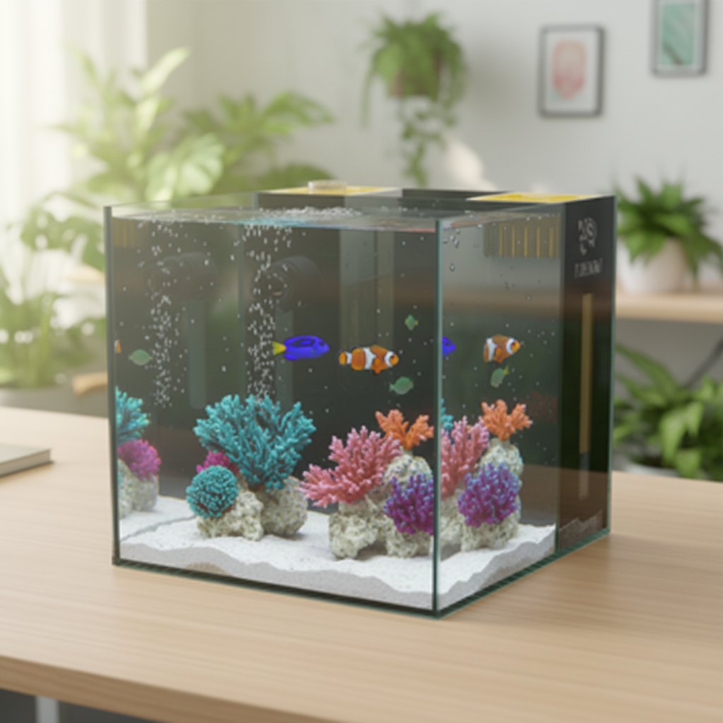 ZOOBAM Custom Capacity Indoor  - مراجعة Marine Aquarium Live وسعره