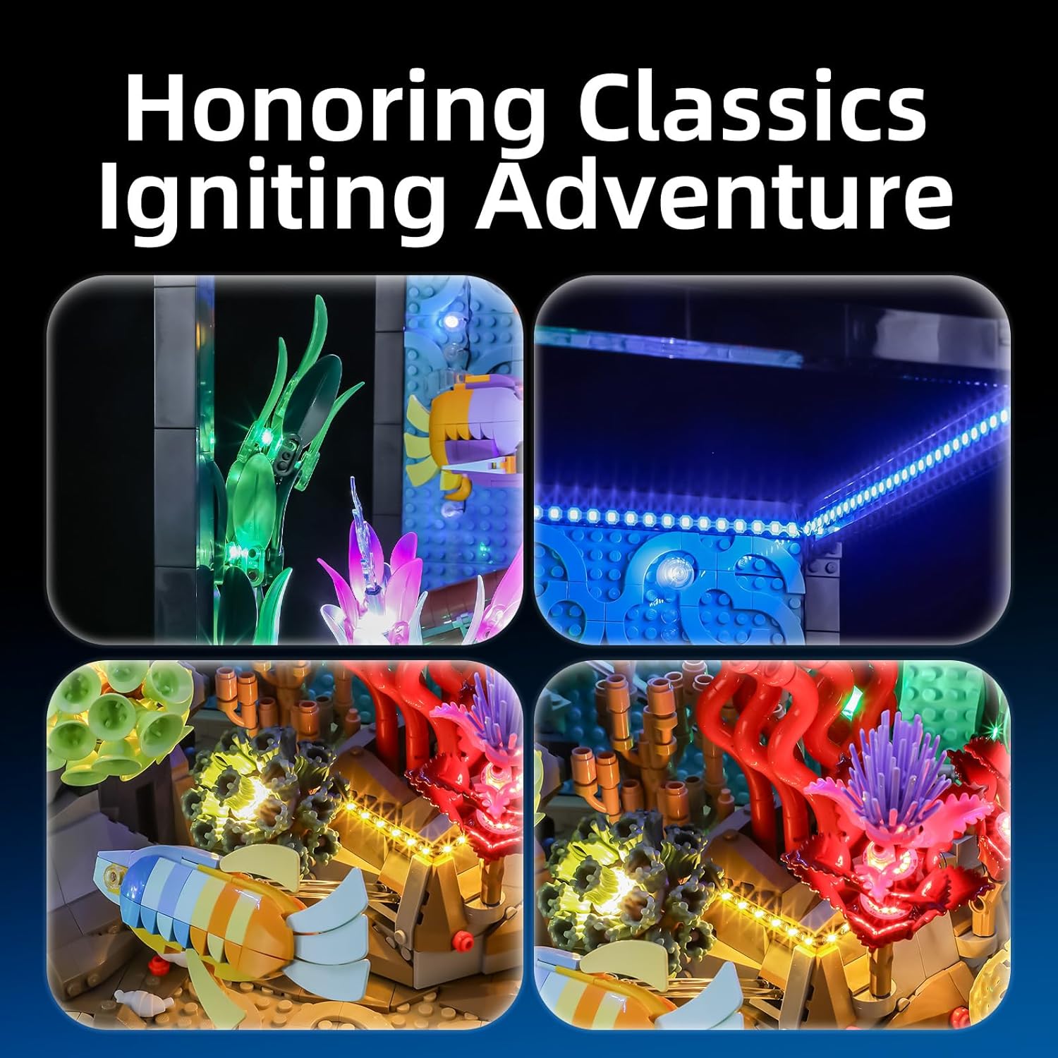 Hprosper LED Light for lego 10 - مراجعة Aquarium Marine Lights وسعره