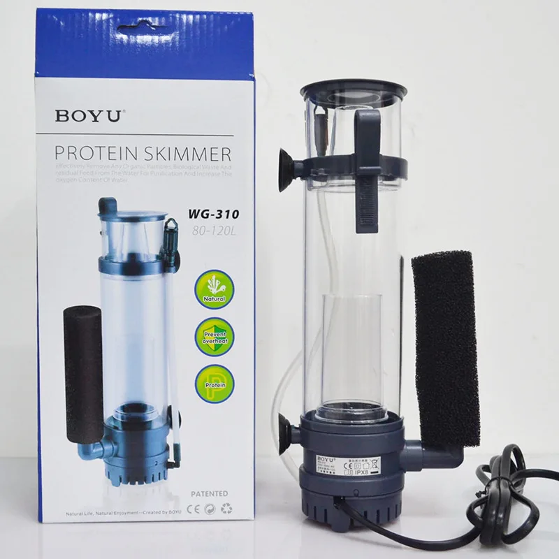 6W/8W BOYU Protein Skimmer Fil - مراجعة Marine Aquarium Protein Skimmer وسعره