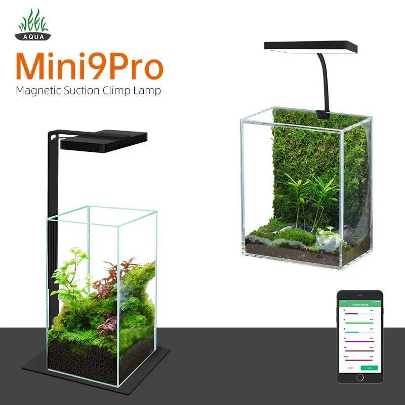 WEEK AQUA Mini 9 Pro USB Nano  - مراجعة Aquarium Marine Lights وسعره
