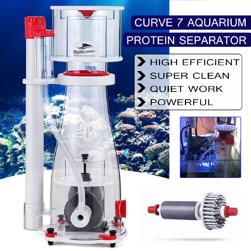220V Bubble Magus Curve5 Aquar - مراجعة Marine Aquarium Protein Skimmer وسعره