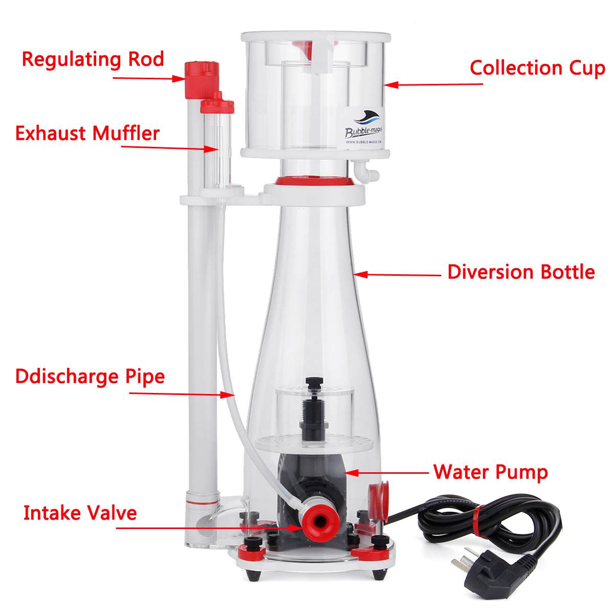 220V Bubble Magus Curve5 Aquar - مراجعة Marine Aquarium Protein Skimmer وسعره
