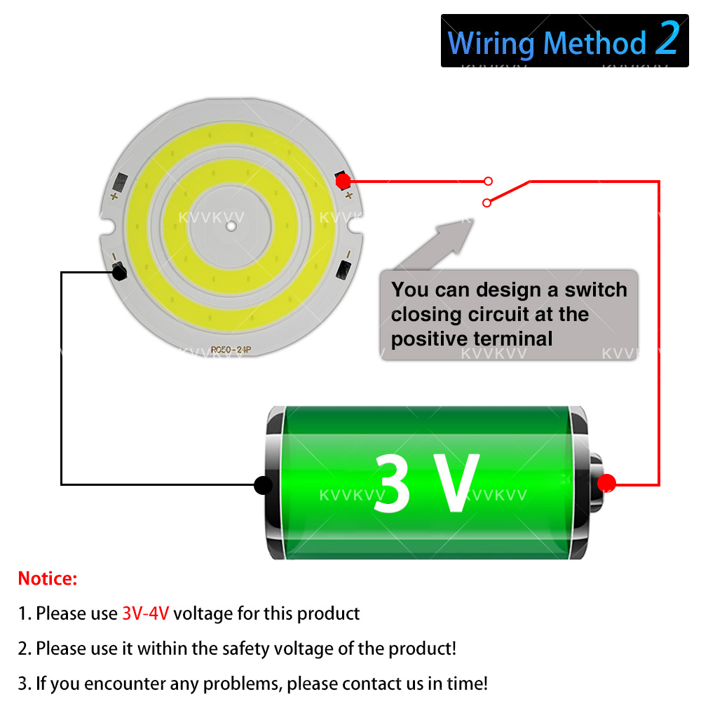 3V 4V Round COB LED Lamp Parts - مراجعة Aquarium Marine Lights وسعره