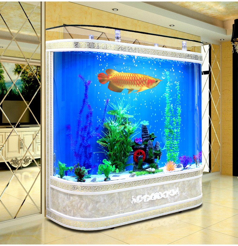 Customized Large Glass Fish Ta - مراجعة Marine Aquarium Live وسعره