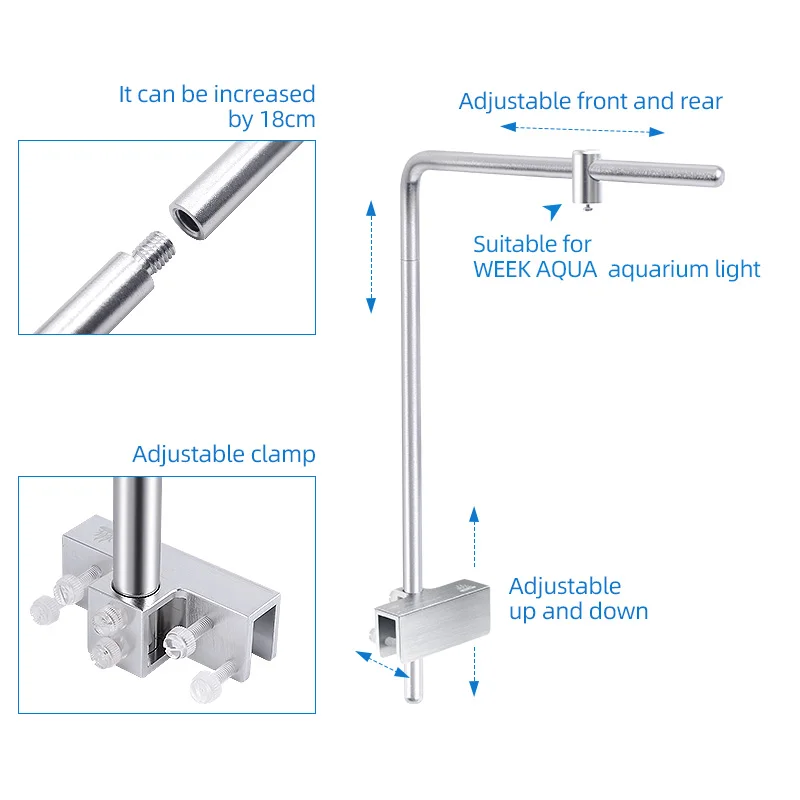 Week Aqua Light Stand Universa - مراجعة Aquarium Marine Lights وسعره