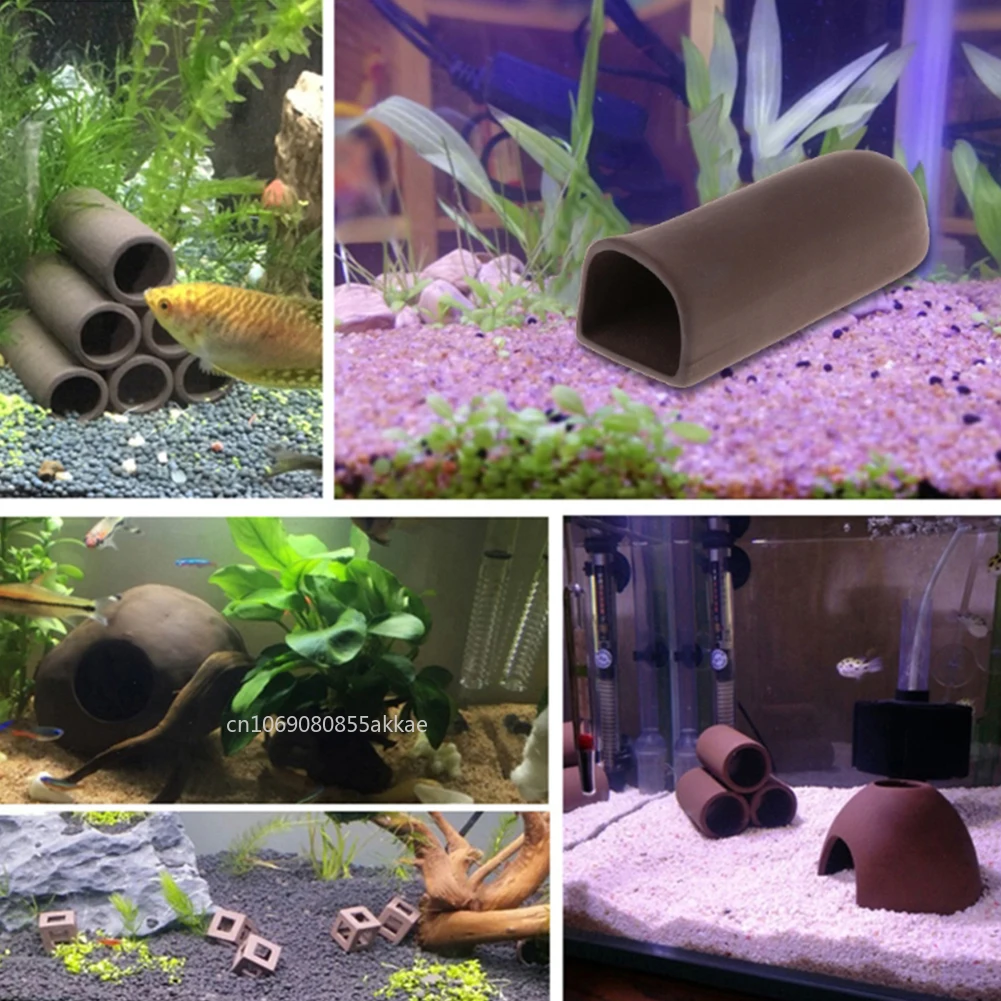 1pc Fish Tank Cave Aquarium Ac - مراجعة Marine Aquarium Live وسعره